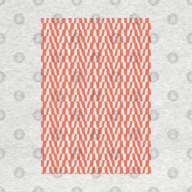 Orange Bold Geometric Pattern 3 by tramasdesign